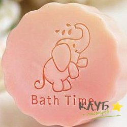 Штамп для мыла пластиковый "Bath time"
