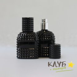 Флакон-спрей для духов "Кристалл" черный 30 мл