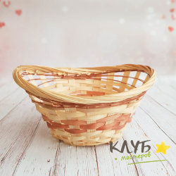 Корзина плетеная "Ладья малая" 16х13 см