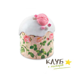 Форма для кулича "Розы" d=11 см h=8,5 см, 5 шт.