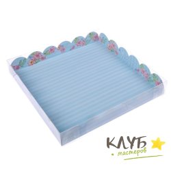 Коробка с пластиковой крышкой "Моменты счастья", 21х21х3 см