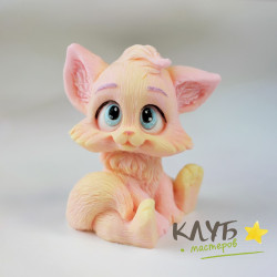 Котенок Пинки, форма силиконовая