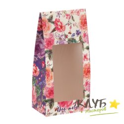 Коробка вертикальная с окном "Для тебя", 19х9х6 см