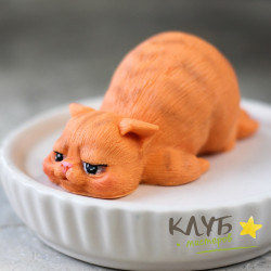 Кот Батон, форма силиконовая