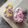 Восьмерка Райский сад х2, форма из пищевого силикона - миниатюра 3