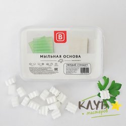 Белая мыльная основа "Твердый стандарт", 1 кг (Выдумщики)