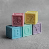 Кубики детские boy/girl 4 шт., форма из пищевого силикона - миниатюра 1