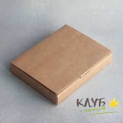 Коробка - книга крафт 19х15х3 см