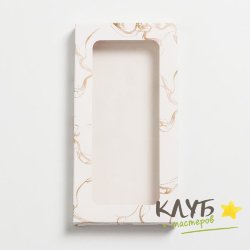 Коробка для шоколадной плитки "8 Марта", 17,3х8,8х1,5 см
