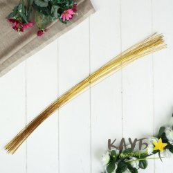 Флористическая проволока золотая 0,7 мм, 20 шт.