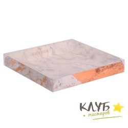 Коробка с пластиковой крышкой "Для тебя", 21х21х3 см