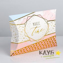 Коробка фигурная "Magic time", 19х14х4 см