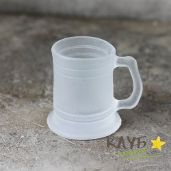 Кружка пива мини, форма силиконовая