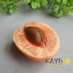 Абрикос с косточкой, форма силиконовая