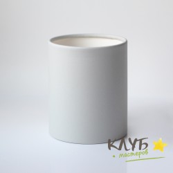 Шляпная коробка без крышки "Серая", 10х10 см