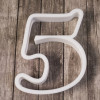 Форма для пряников "Цифра 5" (9 см) - миниатюра 1