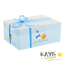 Коробка для капкейков "Новогодняя пора", 16х23х10 см