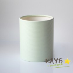 Шляпная коробка без крышки "Фисташка", 10х10 см
