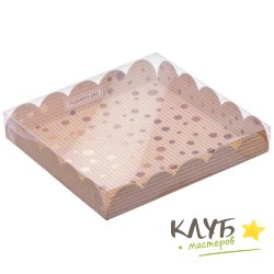 Коробка с пластиковой крышкой "Чудесного дня", 18х18х3 см