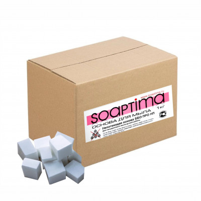Белая мыльная основа Soaptima PRO/Соаптима ПРО НП (непотеющая) КОРОБ 10 кг