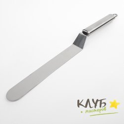 Лопатка-палетка изогнутая с металл. ручкой 20х3 см