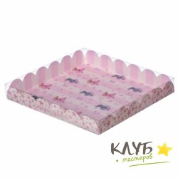 Коробка с пластиковой крышкой "Сюрприз для тебя", 18х18х3 см