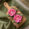 Цветочный акцент, форма из пищевого силикона - миниатюра 6