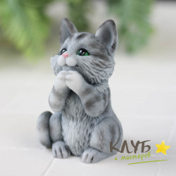 Кот Борис, форма силиконовая