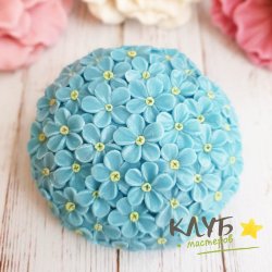 Незабудки (круг), форма из пищевого силикона