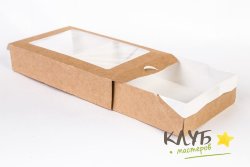 Коробка-пенал крафт 10x8x3 см