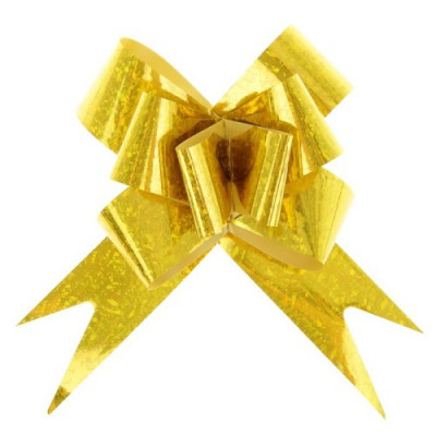 Бант-бабочка голография 1,8х39 см