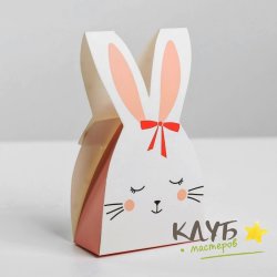 Коробка-бонбоньерка "Сюрприз! Зайка", 6х10х3 см