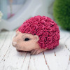 Ежик в розах, форма из пищевого силикона - миниатюра 1