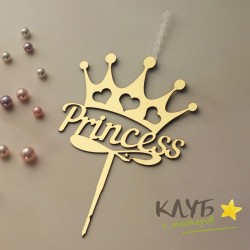 Свеча-топпер "Princess"