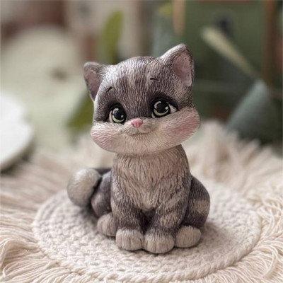 Котенок Сема, форма силиконовая