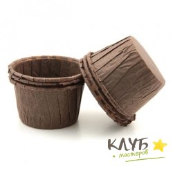 Капсулы бумажные усиленные коричневые 5х4 см 