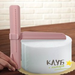 Шпатель кондитерский угловой 2 части (пластик) 23,5х4,7х2,6 см