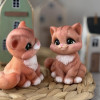 Котенок Сема, форма из пищевого силикона - миниатюра 9