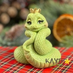 Змея Царевна, форма силиконовая