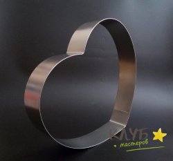 Форма для выпечки сердце 22 см, h=5 см
