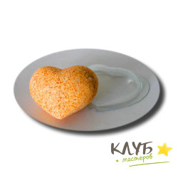 Сердце большое, форма для бомбочек