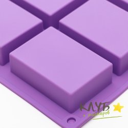 Прямоугольник матовый 1 шт., форма силиконовая