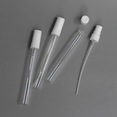 Флакон-спрей стеклянный с белой крышкой, 10 мл (3 шт.)
