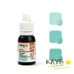 Краситель пищевой жирорастворимый "Kreda Bio Oil-gel" мятный 10 мл