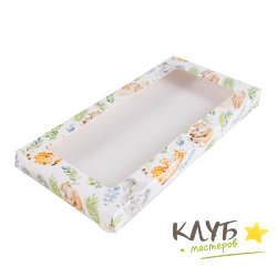 Коробка для шоколадной плитки "Мамина любовь" 18х9х1,4 см