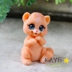 Кошечка Куся, форма из пищевого силикона
