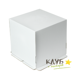 Коробка для торта (гофрокартон) 22х22х25 см