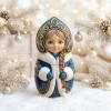 Матрешка Снегурочка, форма для гипса - миниатюра 1