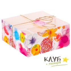 Коробка для капкейков "Вкусные радости", 16 х 16 х 7,5 см