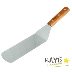 Лопатка-палетка изогнутая с деревянной ручкой 37х7,4 см
